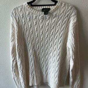 COPY - Ralph Lauren White Knit Sweater